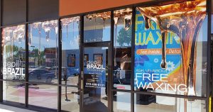 vinyl window display